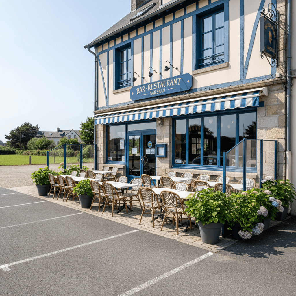 Restaurant à Sarzeau : terrasse - licence IV - Image 1