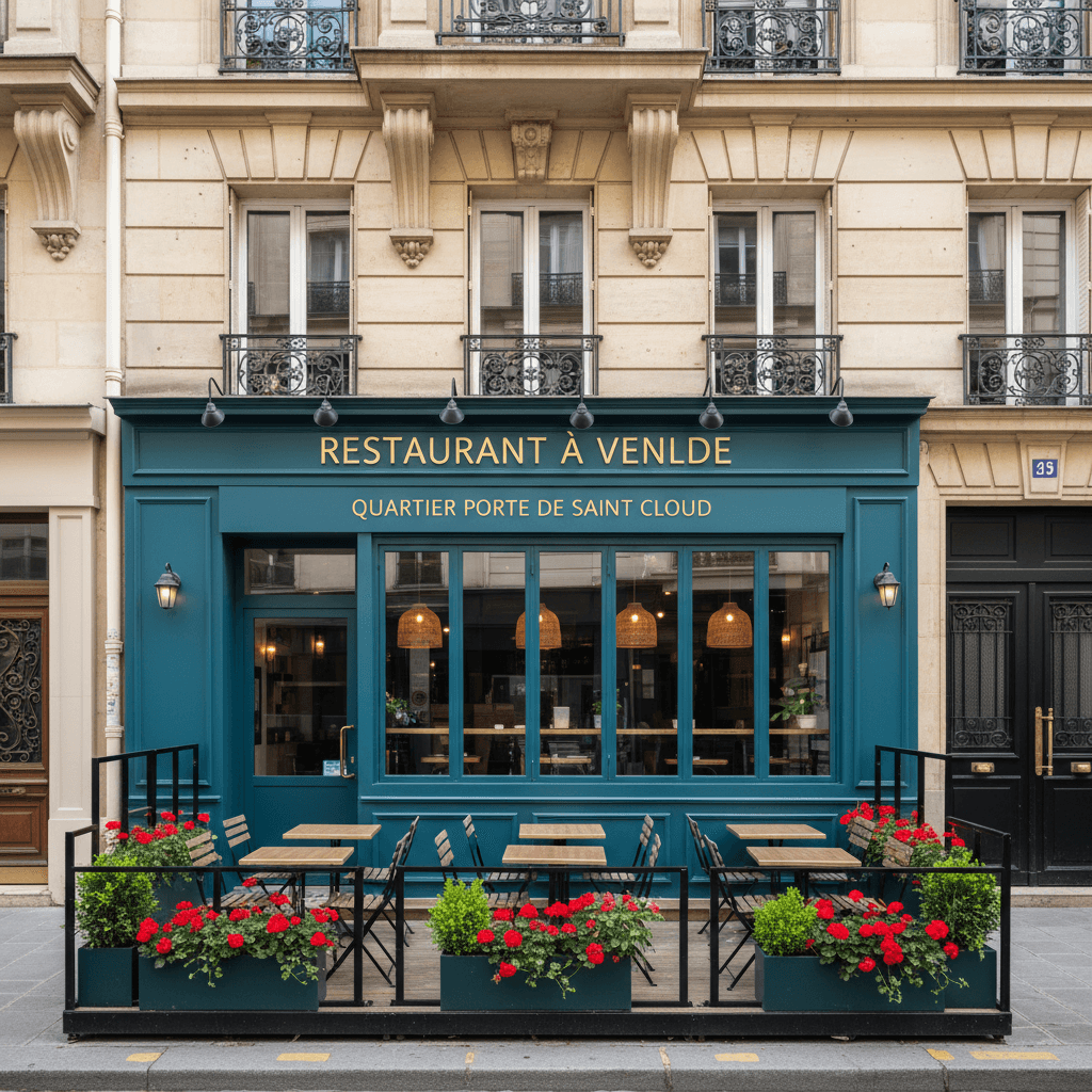 Restaurant à vendre - Quartier Porte de Saint Cloud - Image 1