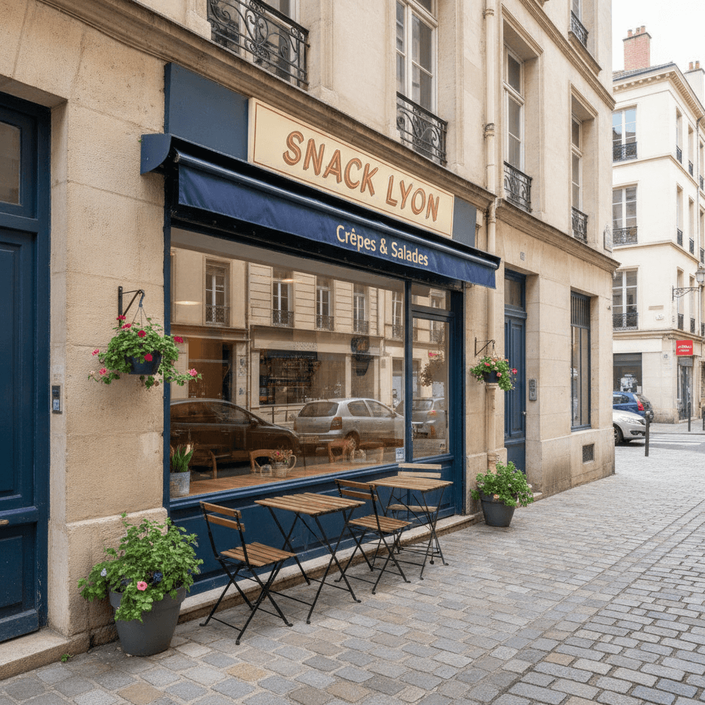 Snack 8 couverts à Lyon