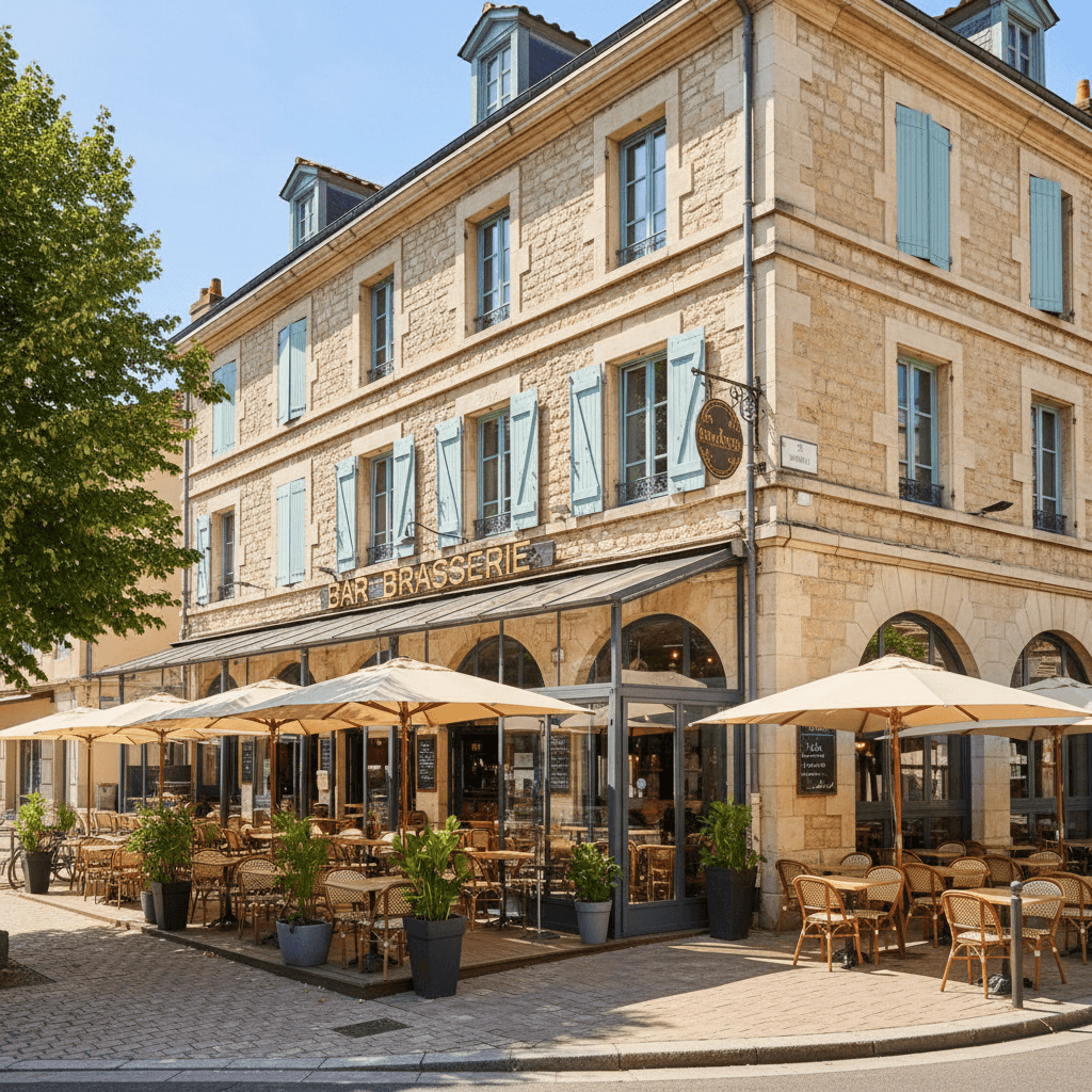 Bar-brasserie à Lyon : terrasse - licence IV