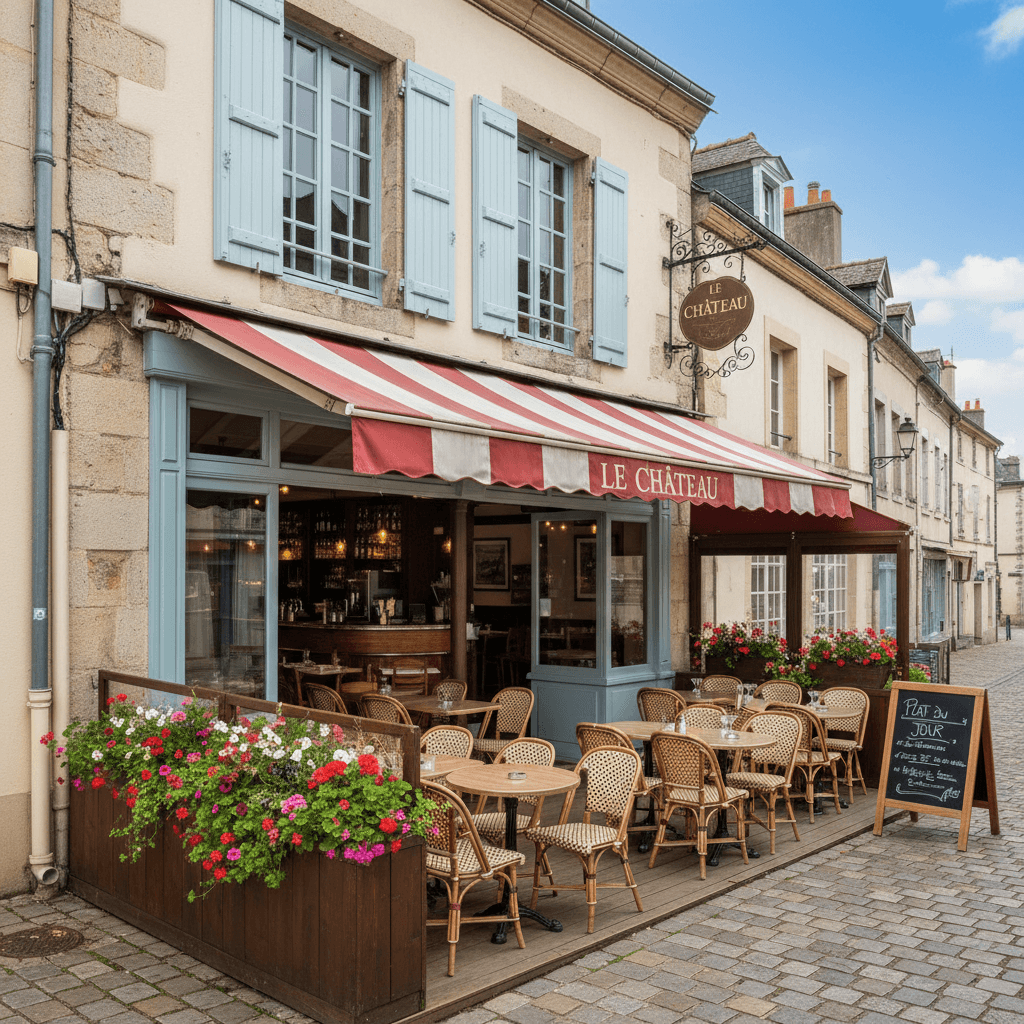 Restaurant 90m² à Montaigu-Vendée : terrasse - extraction - Image 1