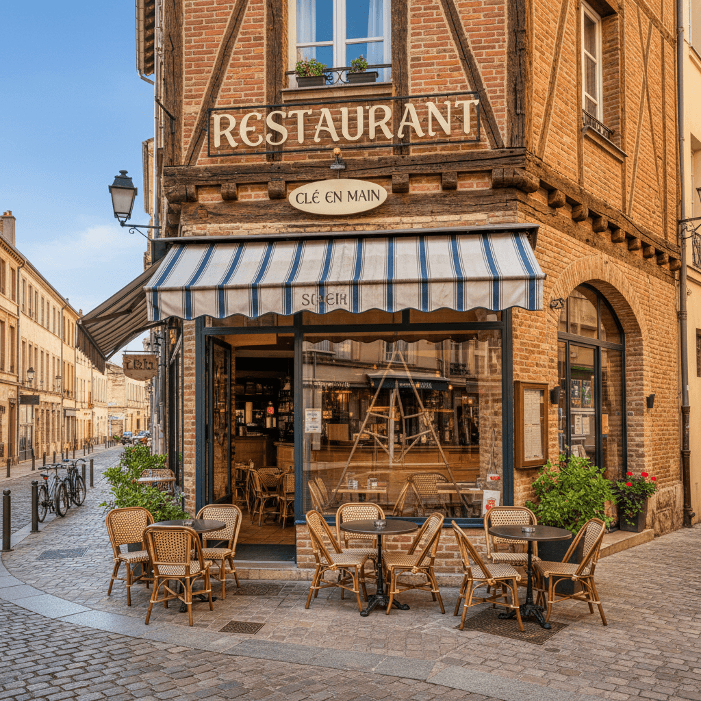 Restaurant 80m² à Toulouse : extraction - Image 1