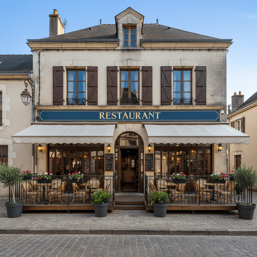 Restaurant 460m² à Castets Et Castillon : terrasse - licence IV - Image 1