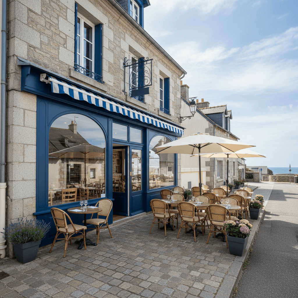 Restaurant 140m² à L'Île-D'Yeu : terrasse - cave/réserve - Image 1