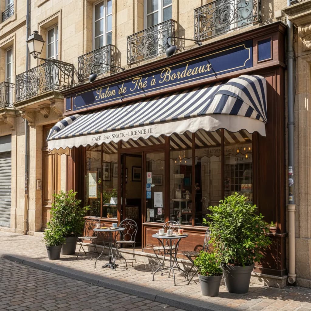 Snack 60m² à Bordeaux : terrasse - licence IV - Image 1