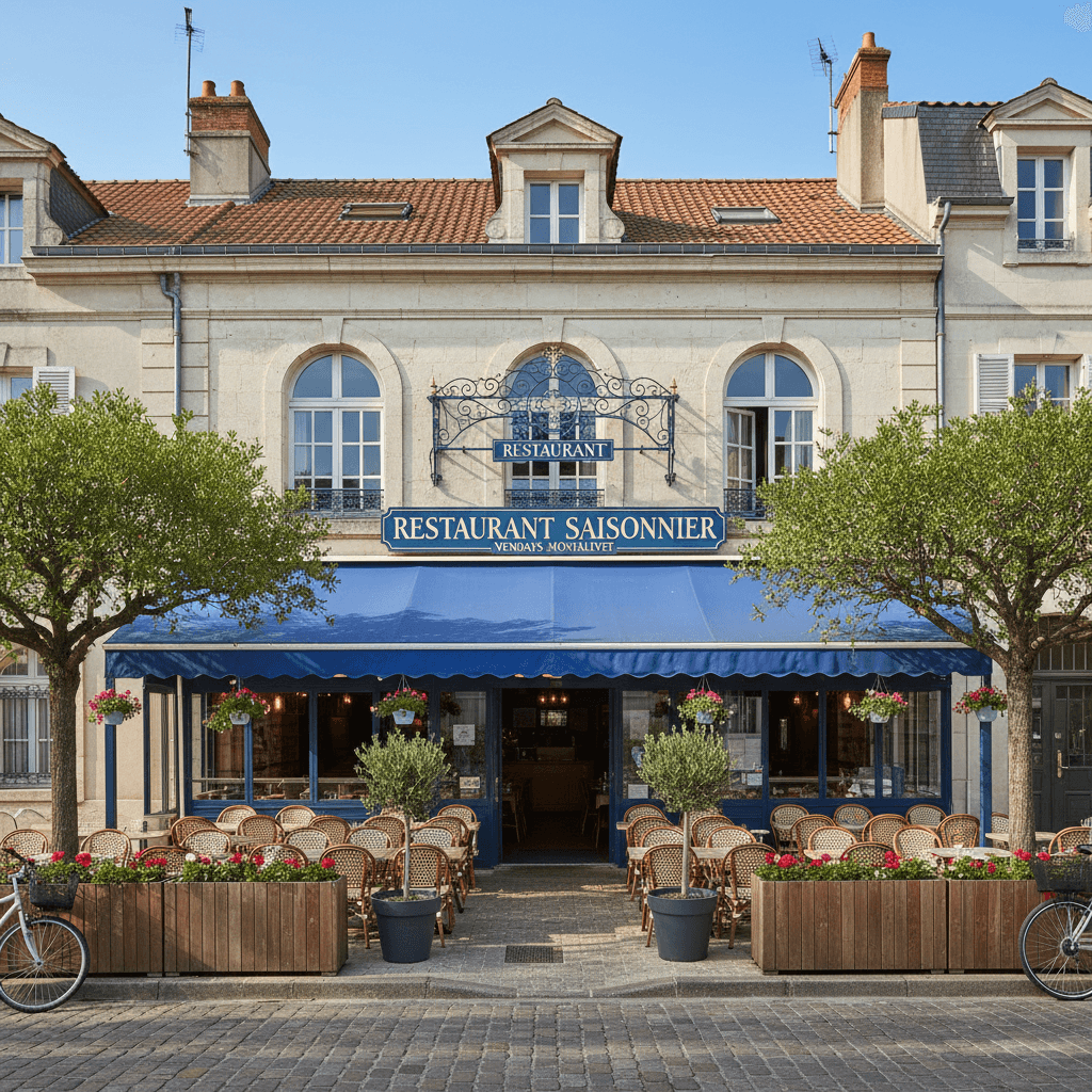 Restaurant à Vendays-Montalivet : terrasse - licence IV - Image 1
