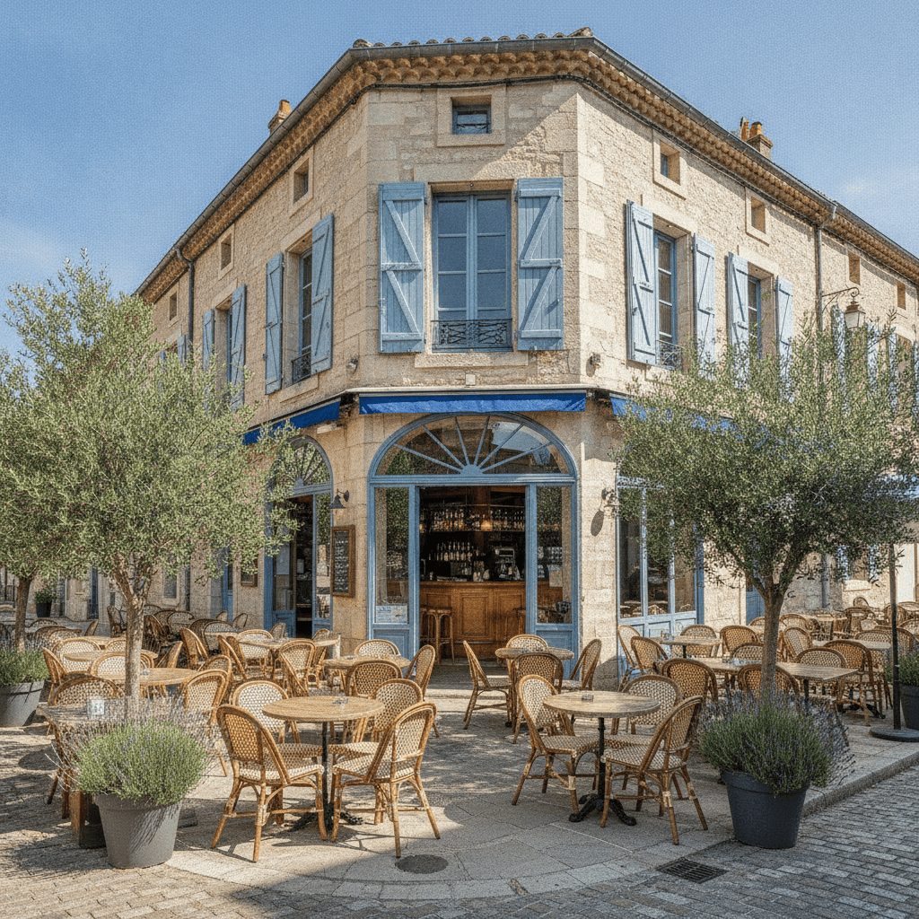 Bar-brasserie 167m² à Graveson : terrasse - licence IV - Image 1