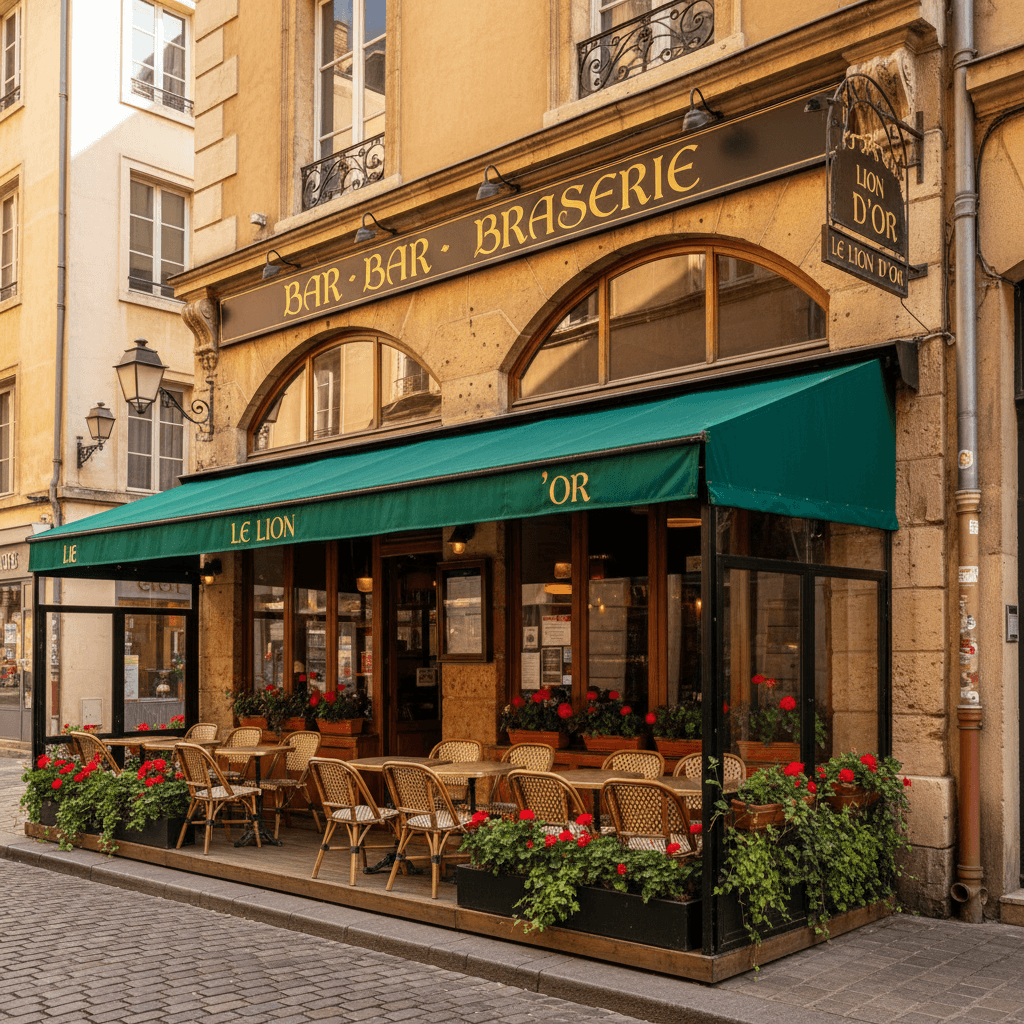 Bar-brasserie 150m² à Lyon : terrasse - licence IV