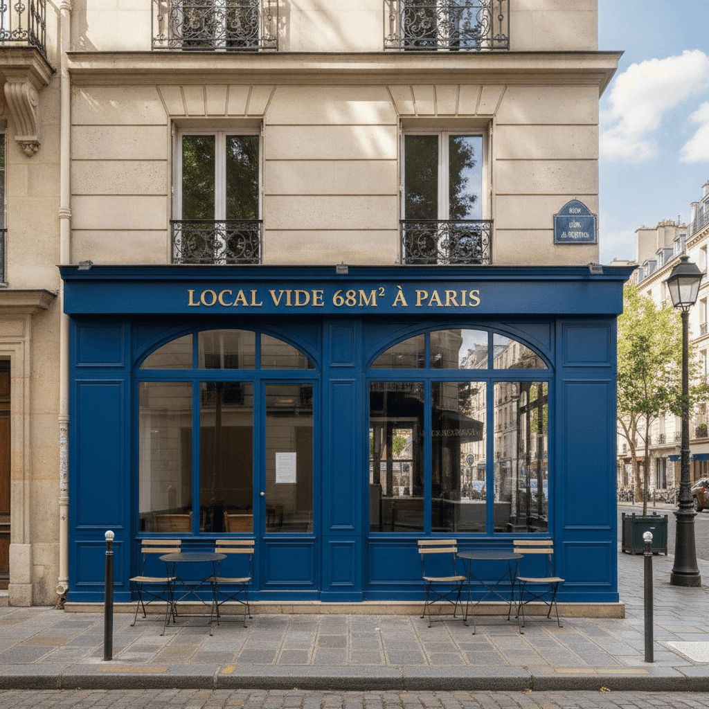 Local vide 68m² à Paris