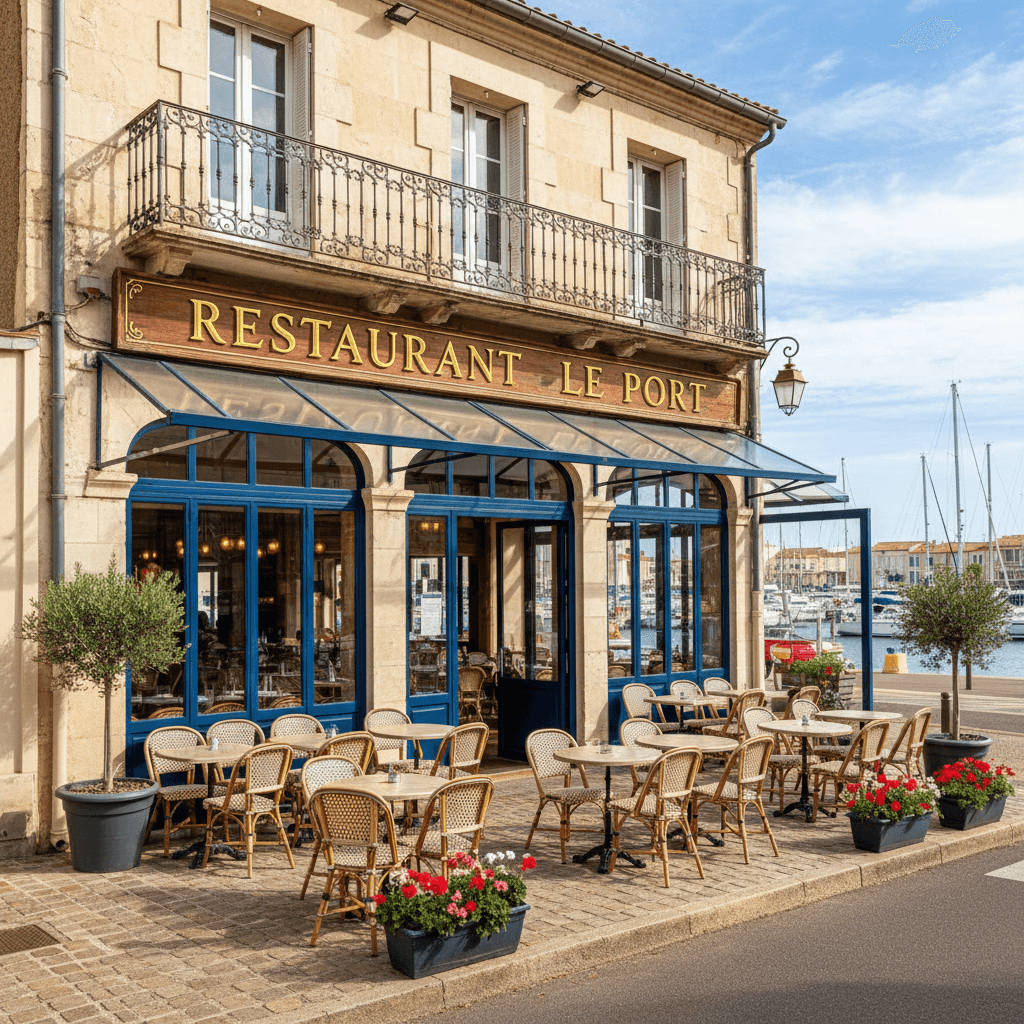 Restaurant à Valras-Plage : terrasse - licence IV - Image 1