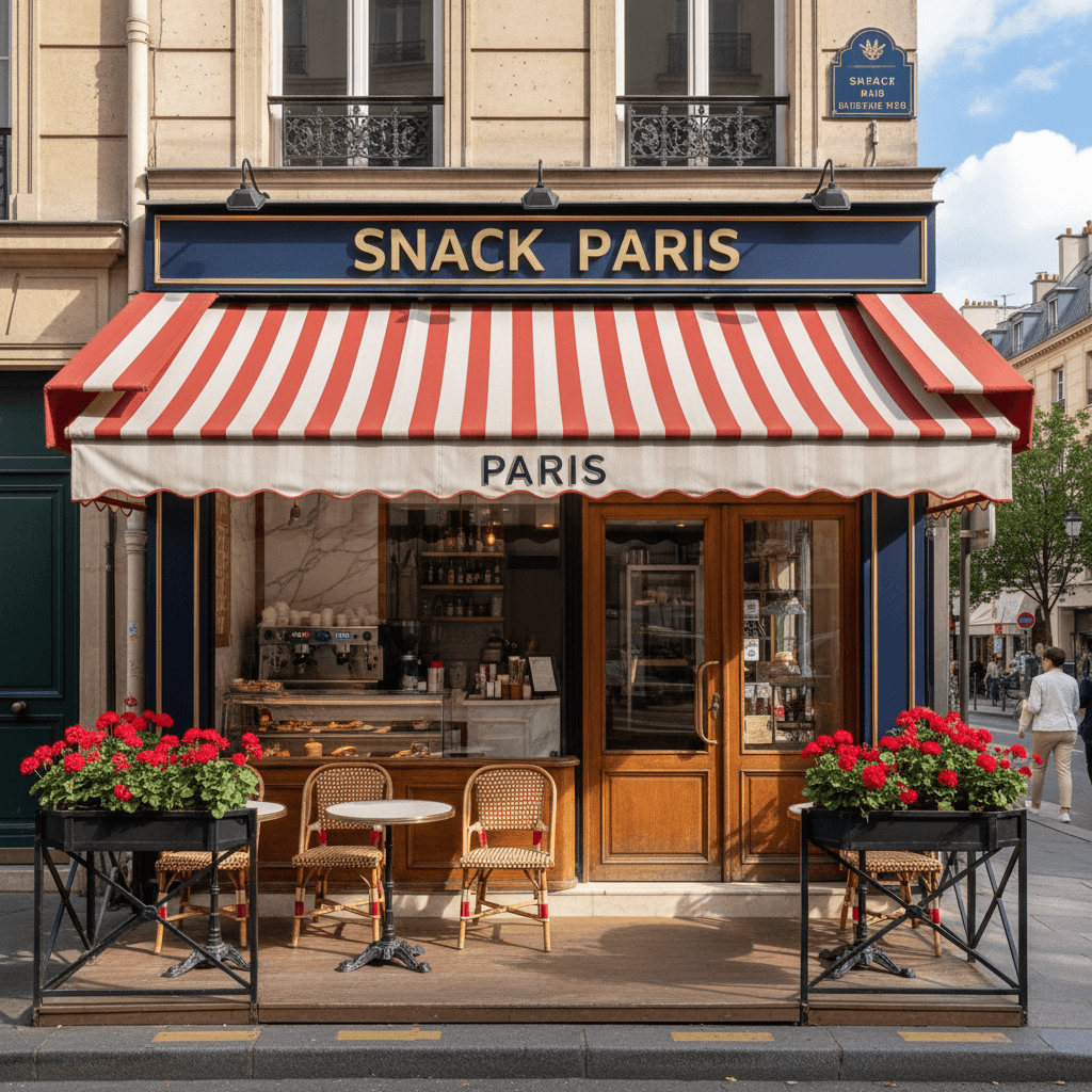 Snack 30m² à Paris : extraction - Image 1