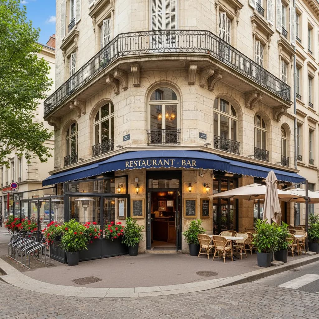 Restaurant 285m² à Lyon : terrasse - licence IV - Image 1