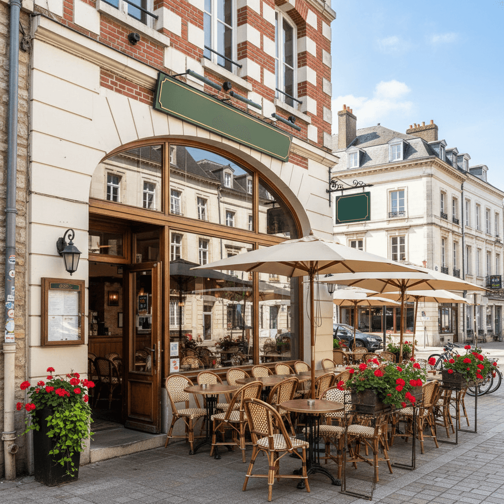 Restaurant 400m² à Amiens : terrasse - licence IV - Image 1