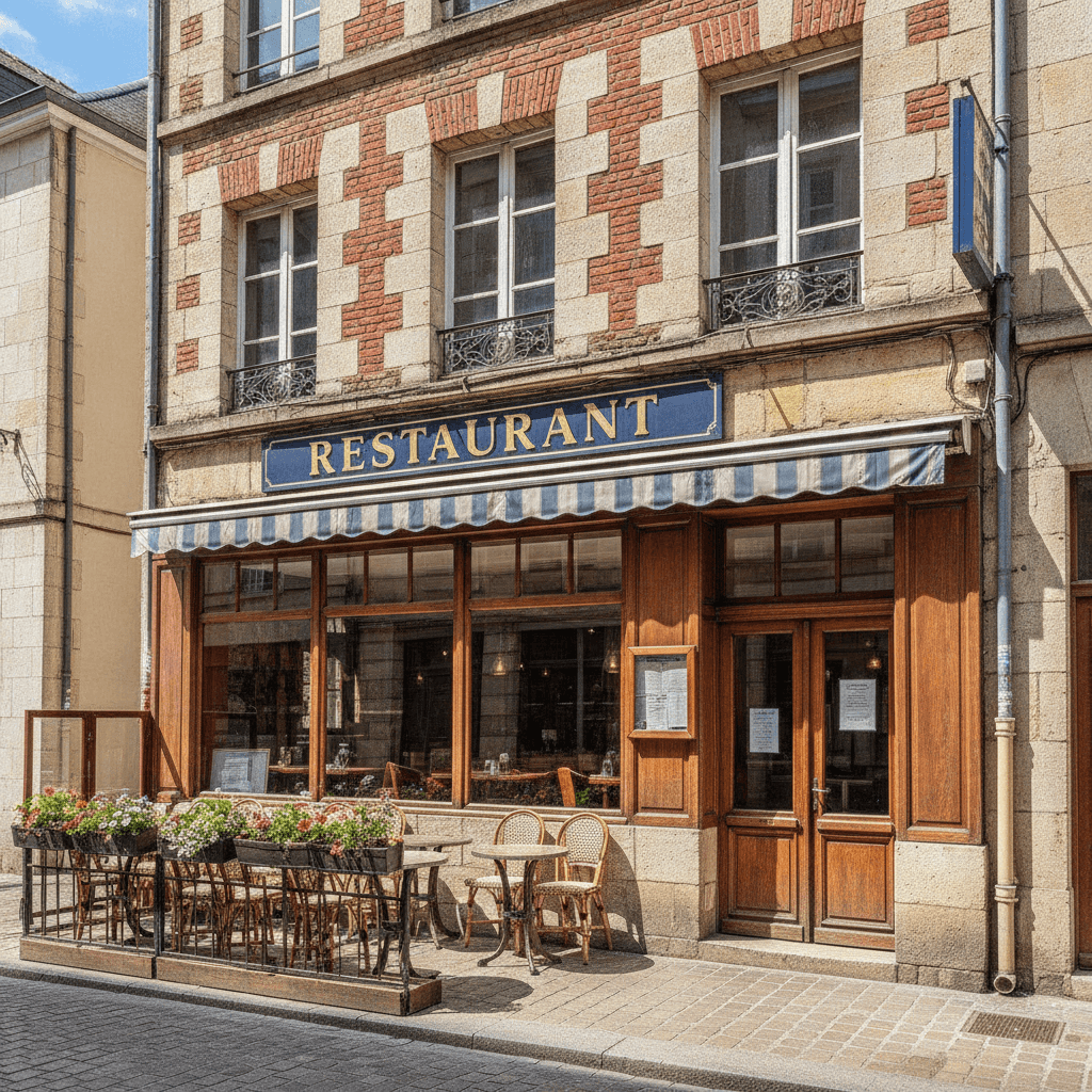 Restaurant 35m² à Nantes : terrasse - licence IV