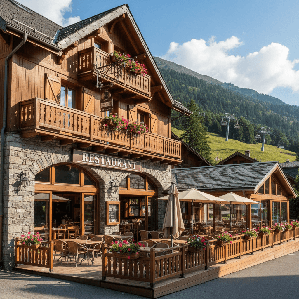 Restaurant 312m² à Montagnole : terrasse - licence IV - Image 1