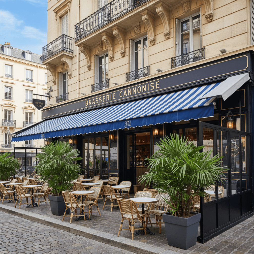 Bar-brasserie 80m² à Cannes : terrasse - licence IV - Image 1