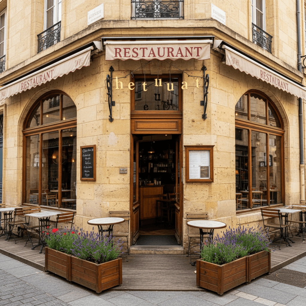 Restaurant 45m² à Bordeaux : extraction - climatisation