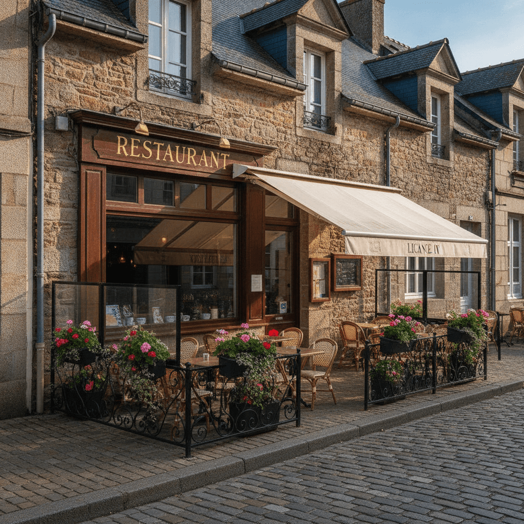 Restaurant à Quimper : terrasse - licence IV - Image 1