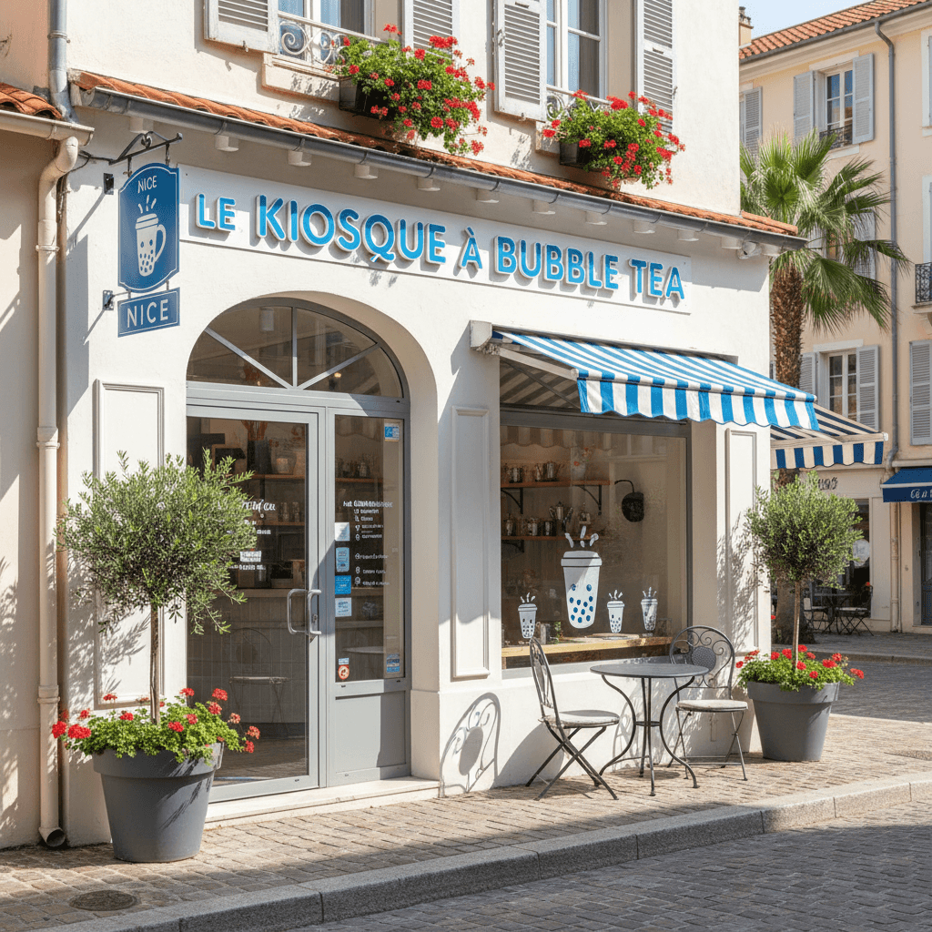 Snack 35m² à Nice : terrasse