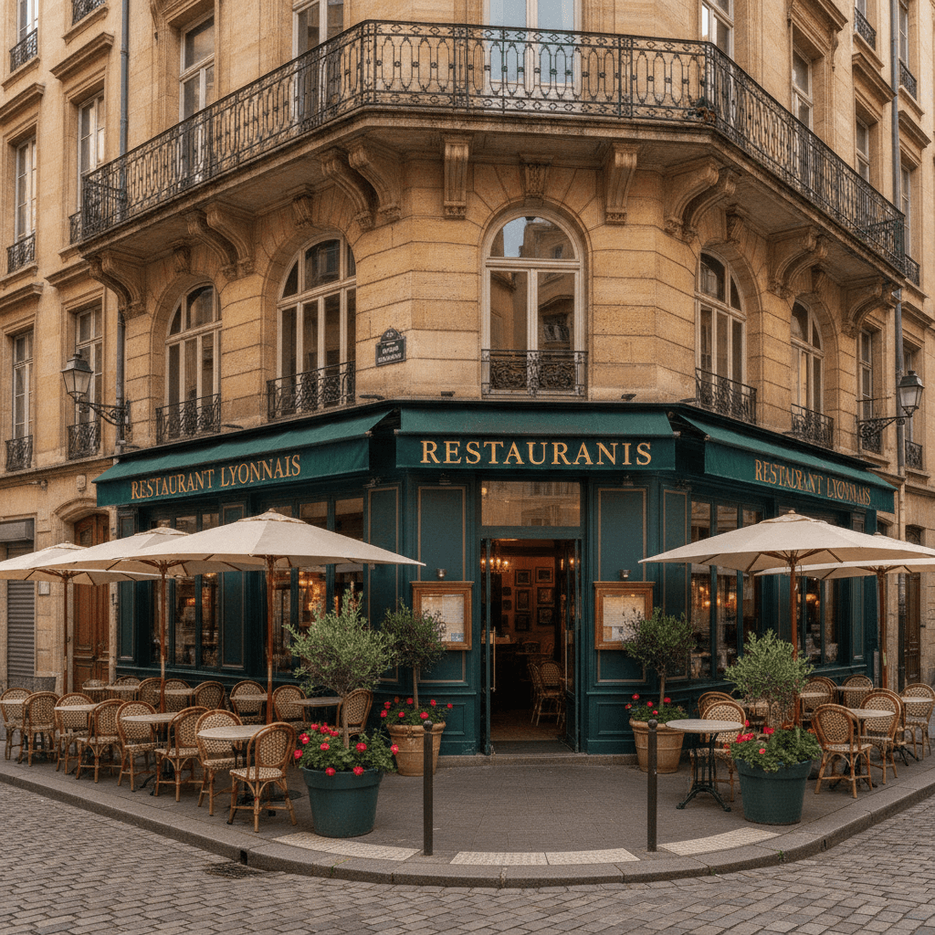 Restaurant 100m² à Lyon : terrasse - extraction