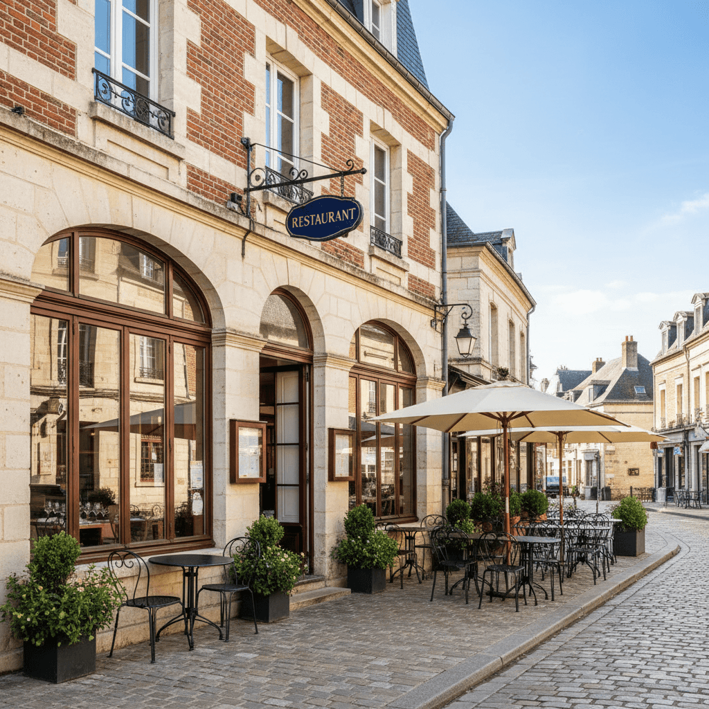 Restaurant 210m² à Arras : terrasse - climatisation - Image 1