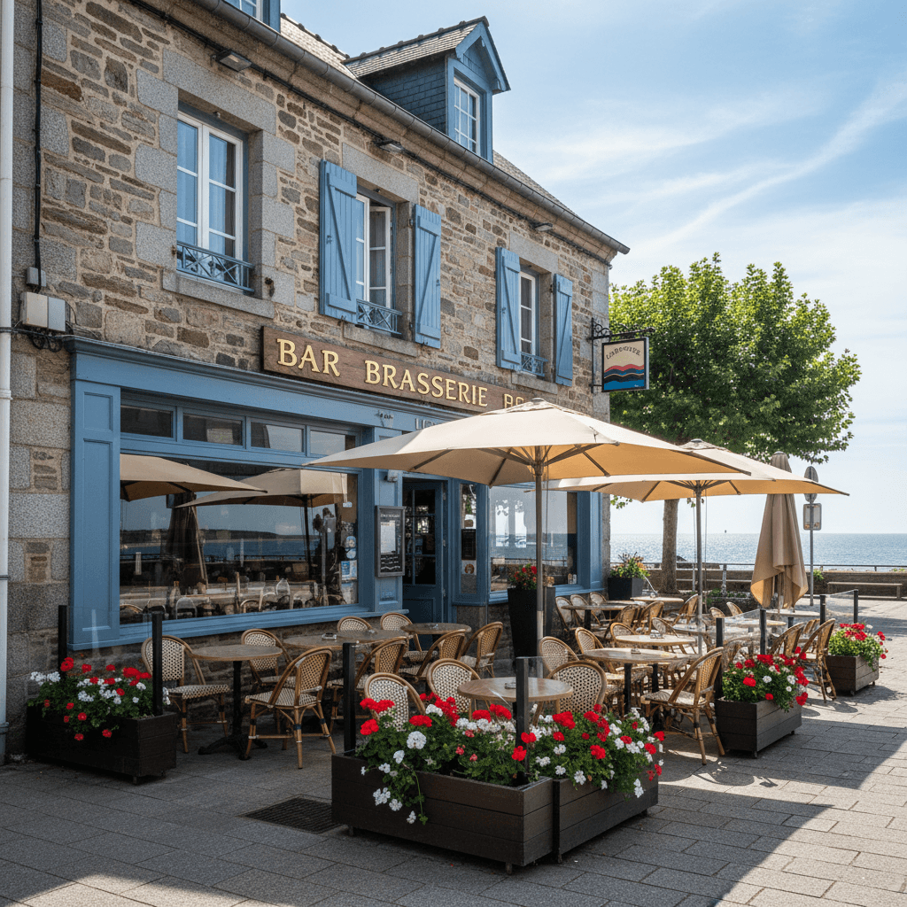 Bar-brasserie à Quimper : terrasse - licence IV