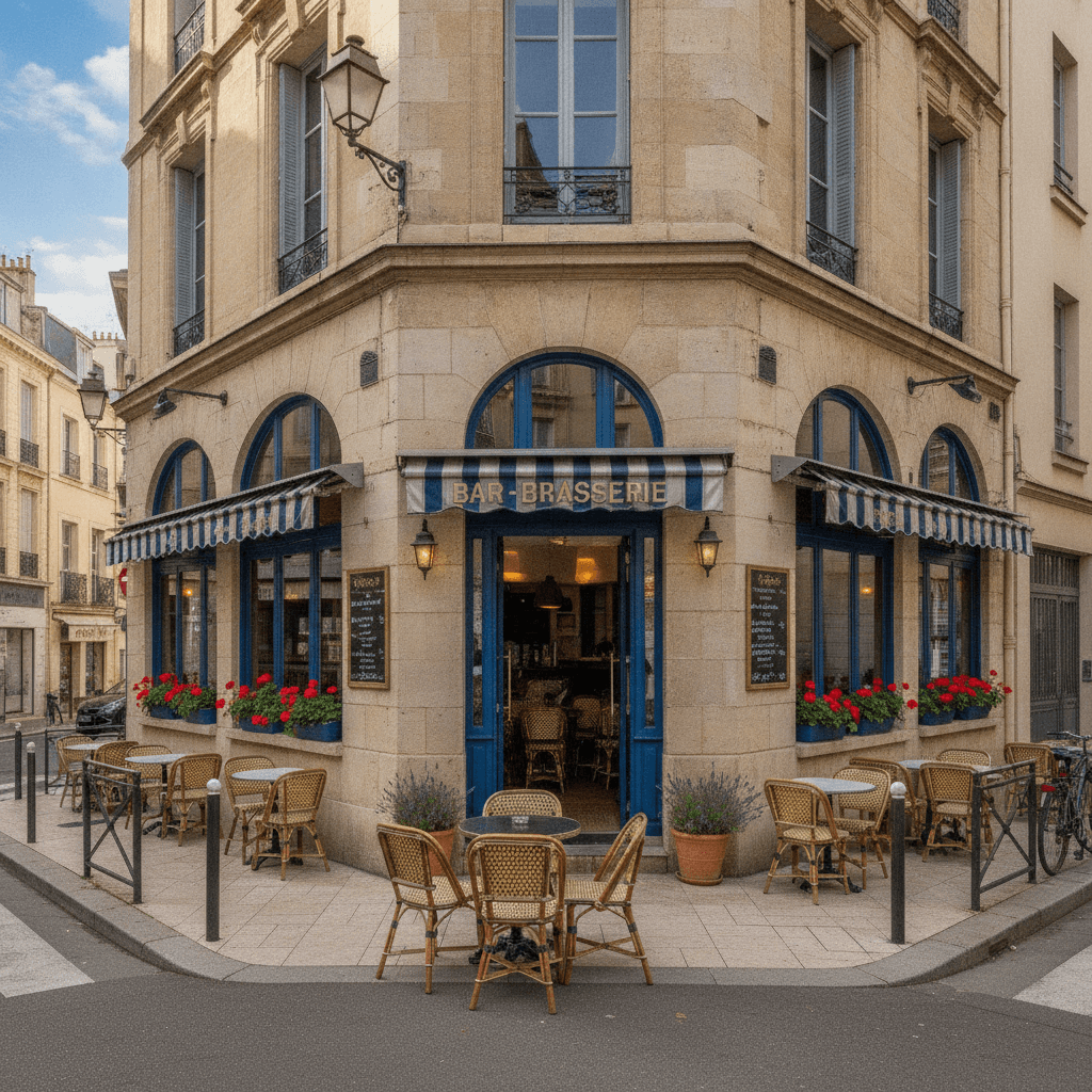 Bar-brasserie 60m² à Marseille : terrasse - licence IV