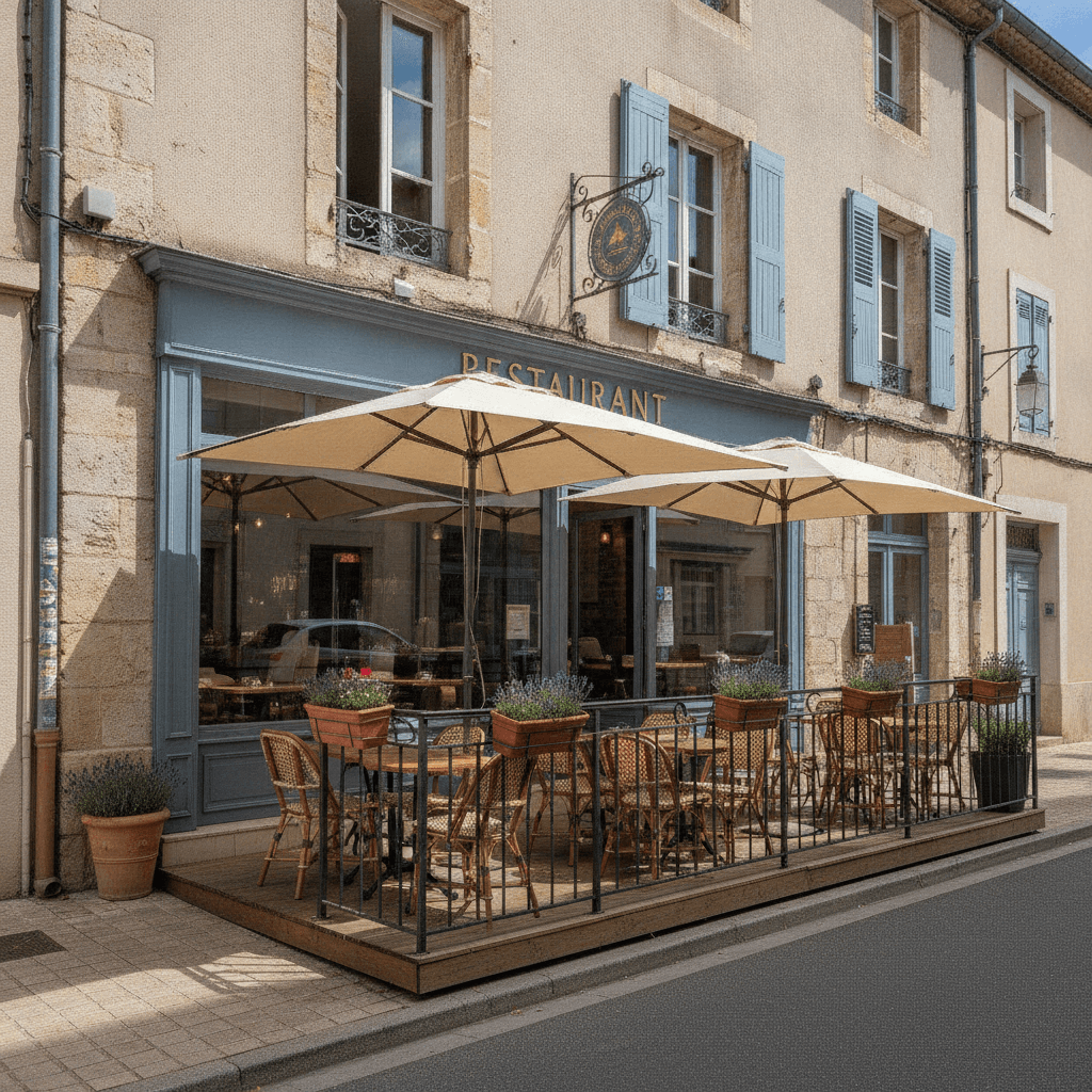 Restaurant 100m² à Mauguio : terrasse - extraction - Image 1