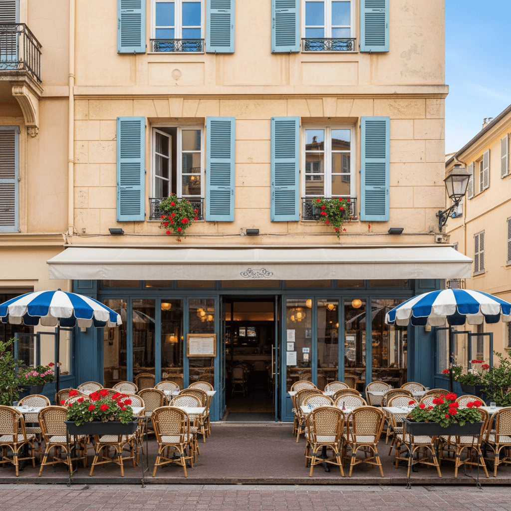 Restaurant 220m² à Nice : terrasse - licence IV