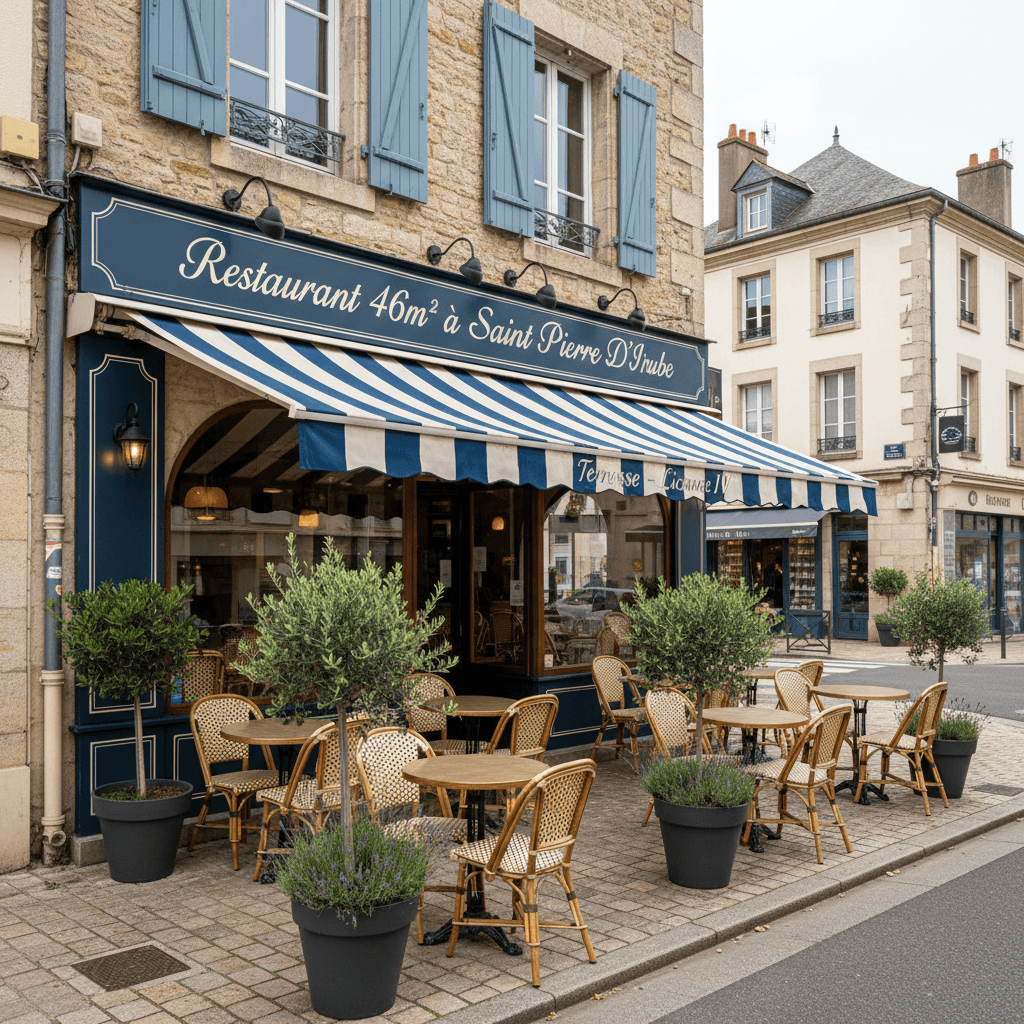 Restaurant 46m² à Saint-Pierre-D'Irube : terrasse - licence IV - Image 1