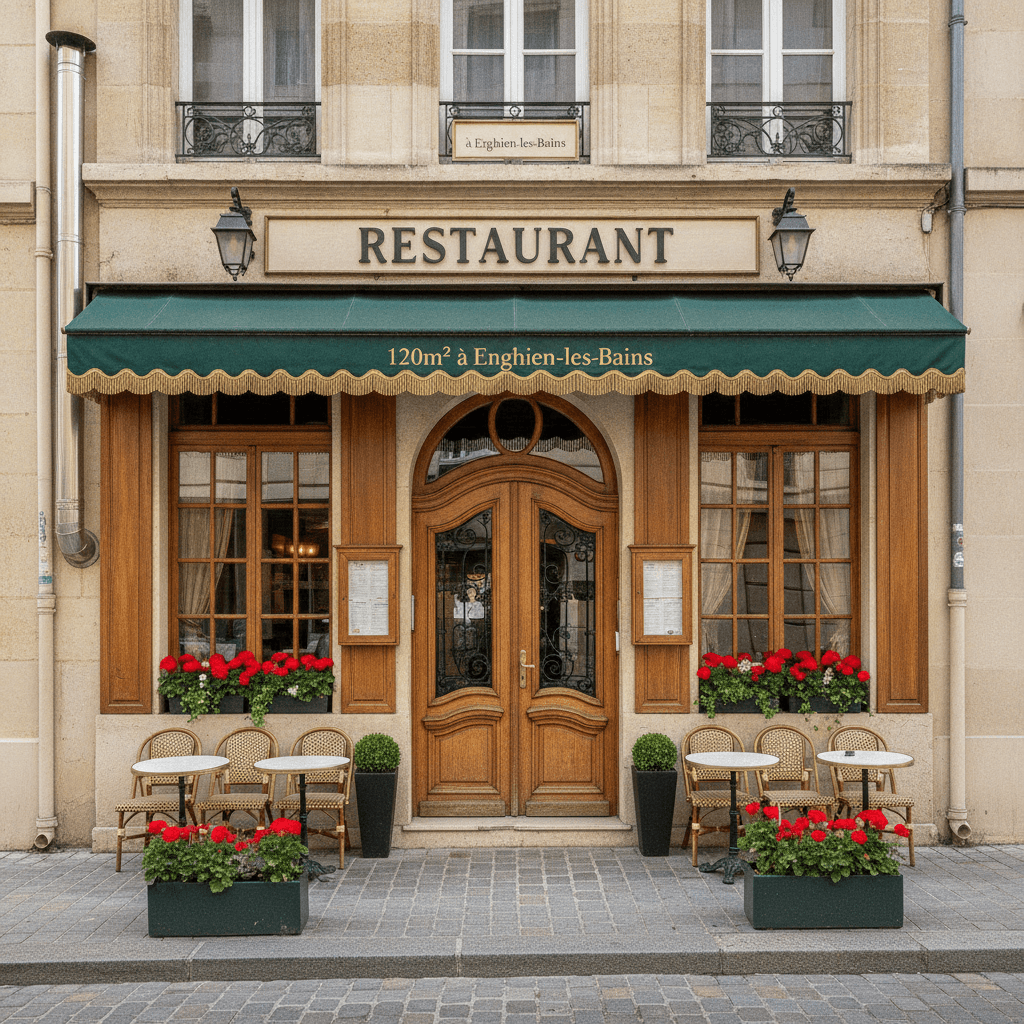 Restaurant 120m² à Enghien-les-Bains : extraction - Image 1