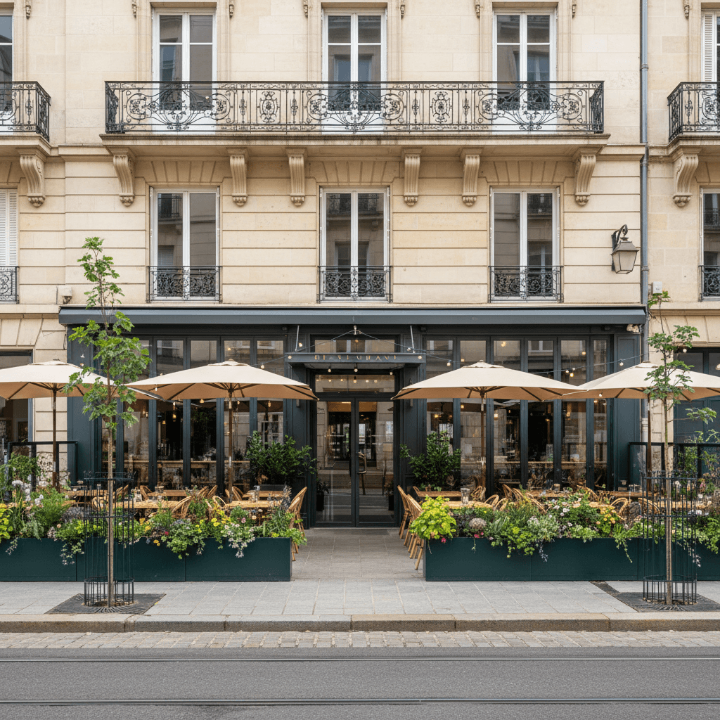 Restaurant 150m² à Saint-Étienne : terrasse - licence IV - Image 1