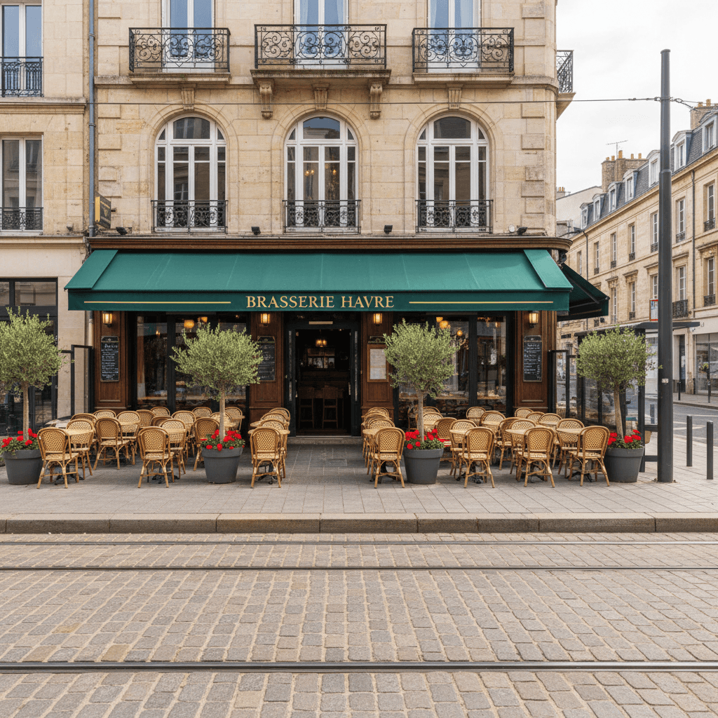 Bar-brasserie à Le Havre : terrasse - licence IV - Image 1