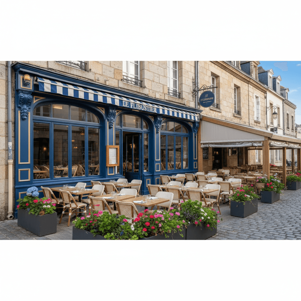 Restaurant 100m² à Vannes : terrasse - licence IV - Image 1