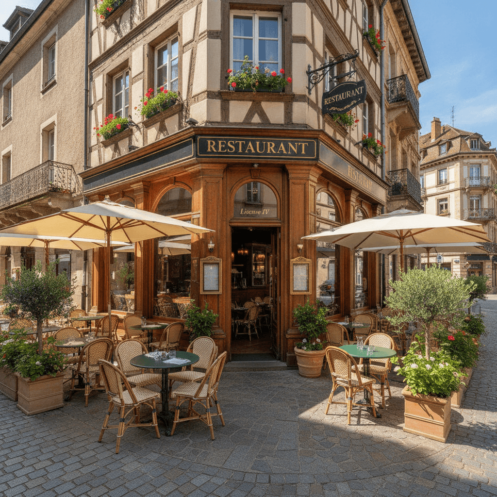 Restaurant 70m² à Mulhouse : terrasse - licence IV - Image 1