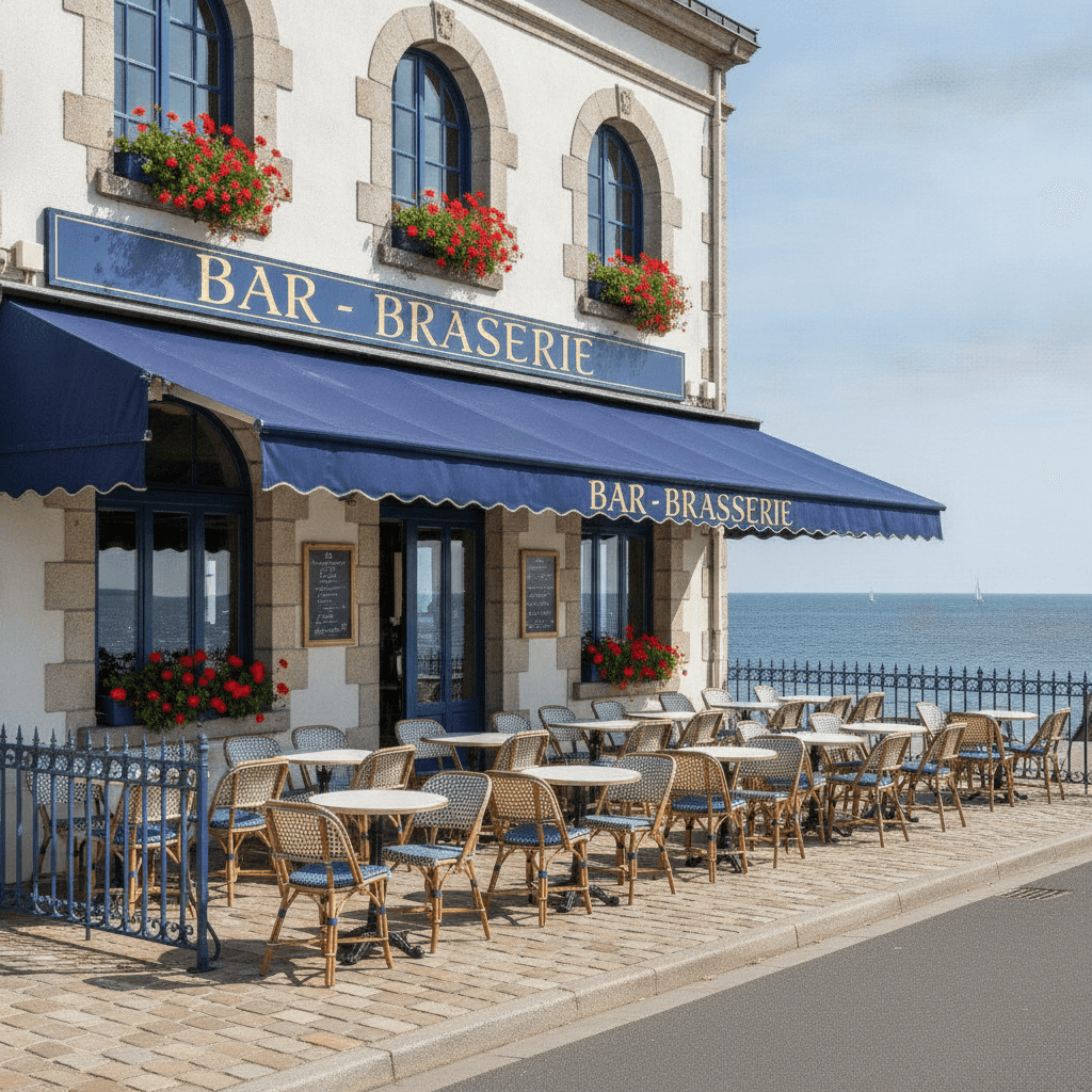 Bar-brasserie 500m² à La Turballe : terrasse - licence IV - Image 1