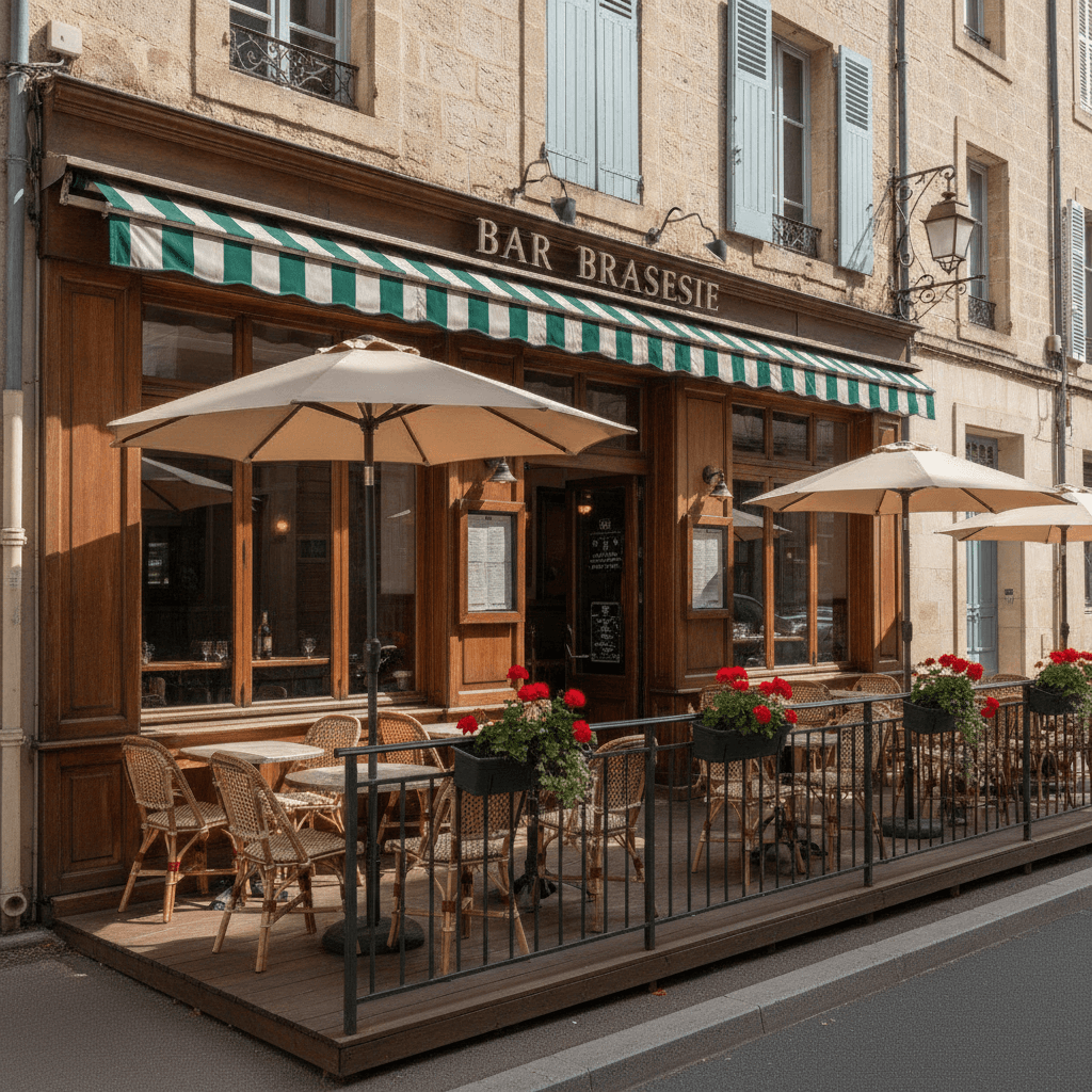 Bar-brasserie 80m² à Cavaillon : terrasse - licence IV