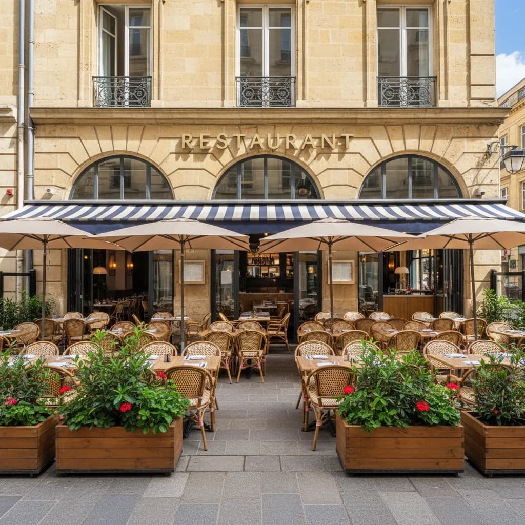 Restaurant 212m² à Bordeaux : terrasse - licence IV - Image 1