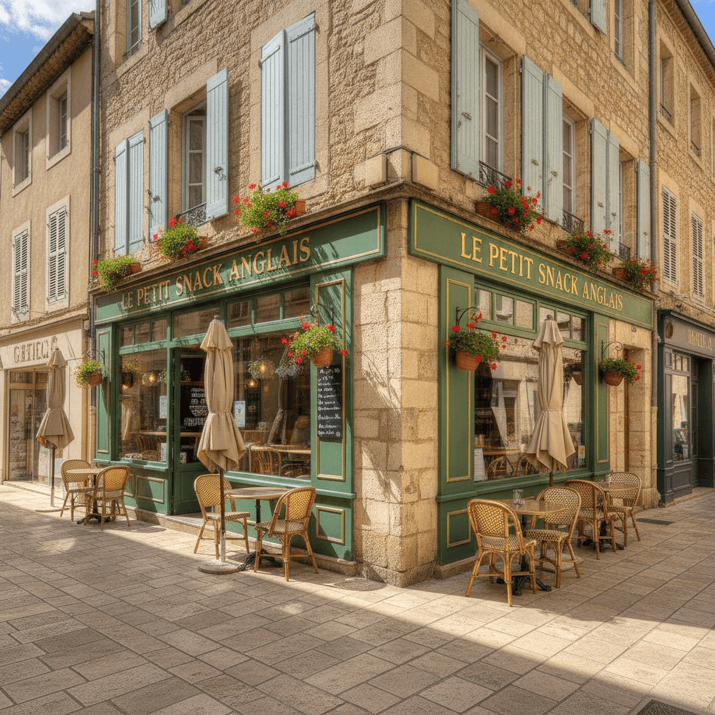 Snack 49m² à Montpellier : terrasse - cuisine équipée - Image 1