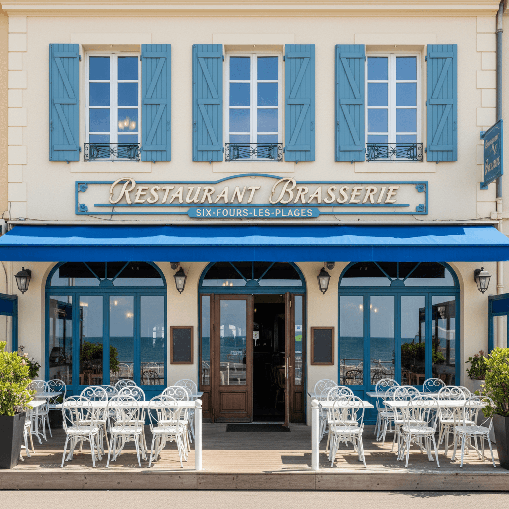 Restaurant 200m² à Six-Fours-Les-Plages : terrasse - extraction - Image 1