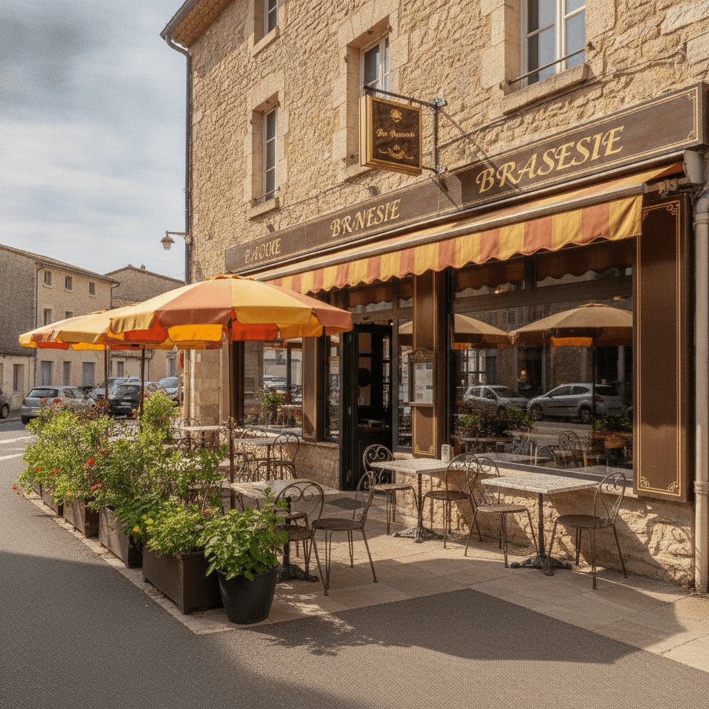 Bar-brasserie 100m² à Gréasque : terrasse - licence IV