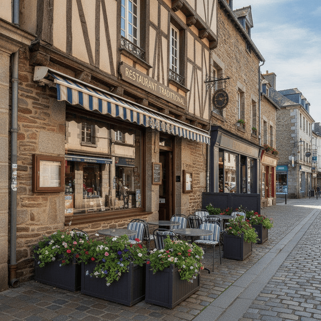 Restaurant 40m² à Vannes : terrasse - licence IV