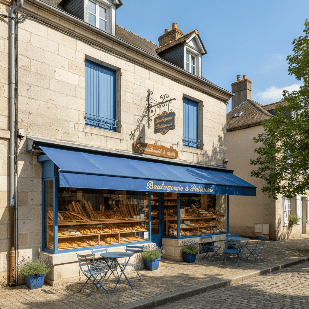 Snack 120m² à Vannes : terrasse - cuisine équipée - Image 1