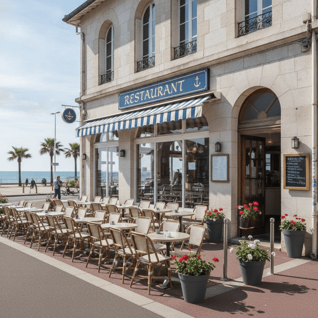 Restaurant 240m² à Royan : terrasse - licence IV - Image 1