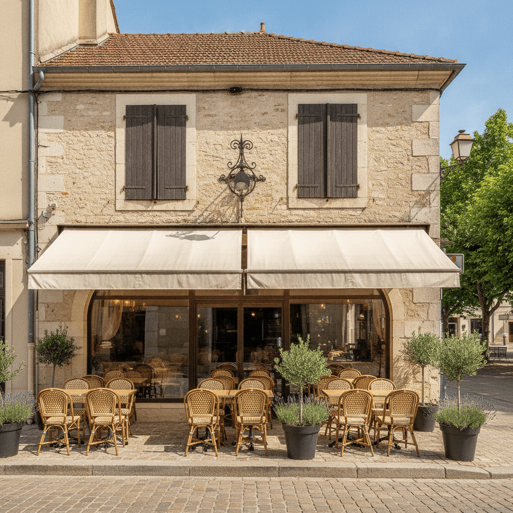 Restaurant 40m² à Capdenac-Gare : terrasse - licence IV