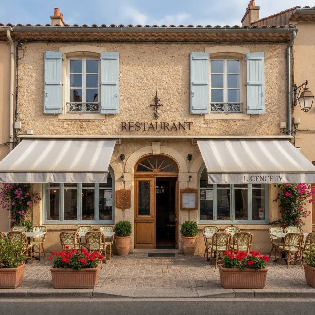 Restaurant 200m² à Grimaud : terrasse - licence IV - Image 1