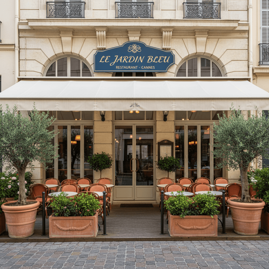Restaurant 135m² à Cannes : terrasse - extraction - Image 1