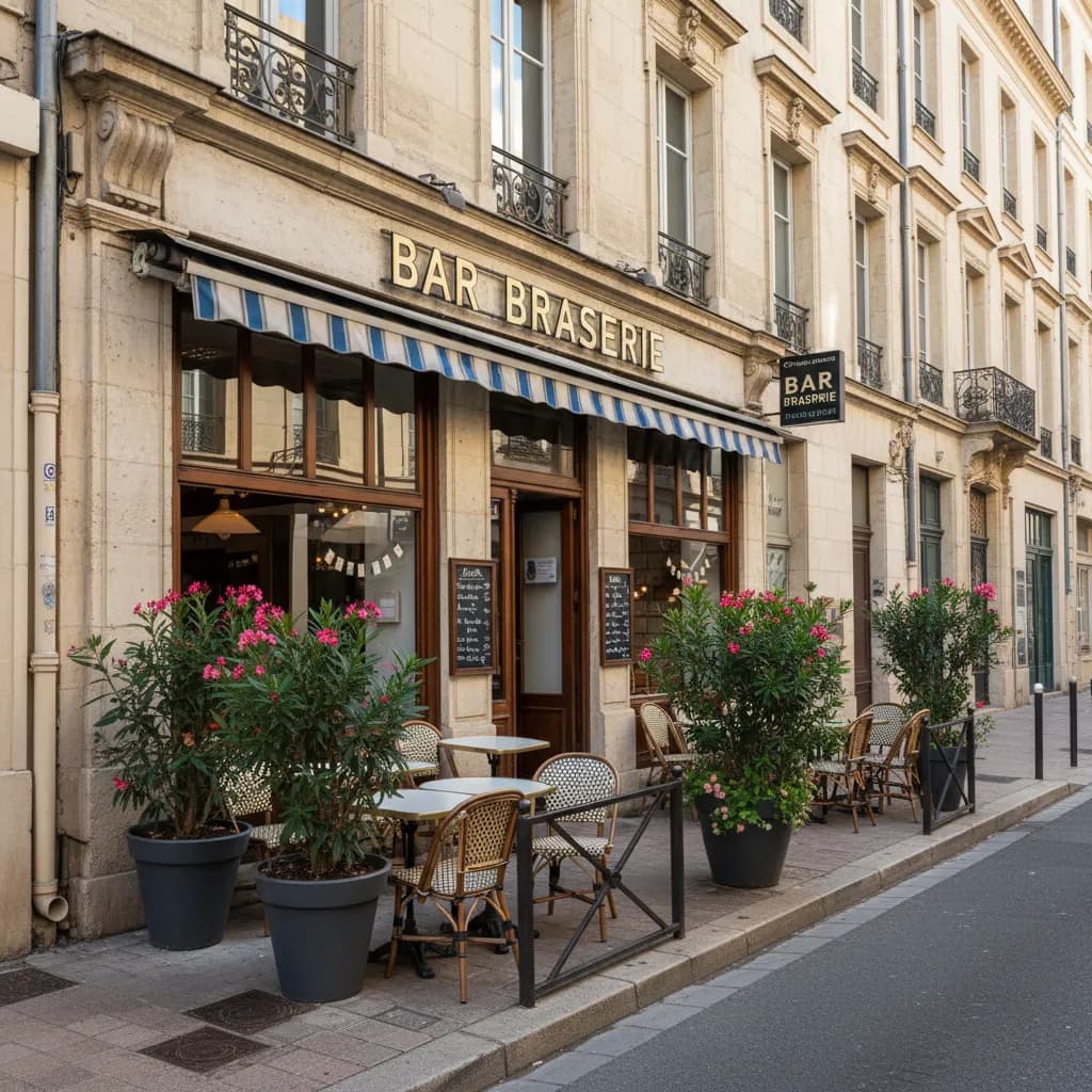 Bar-brasserie 450m² à Montpellier : terrasse - licence IV - Image 1