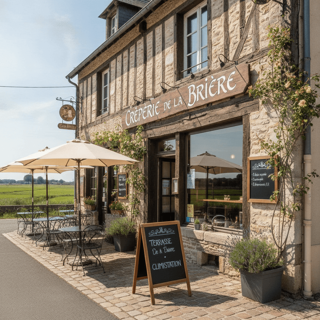Restaurant 60m² à Saint-Joachim : terrasse - climatisation