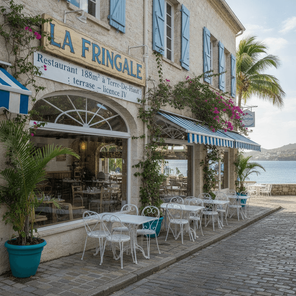 Restaurant 188m² à Terre-De-Haut : terrasse - licence IV